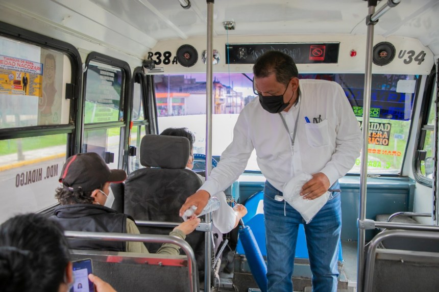 Intensifica SMT operativos de sana distancia en el transporte&nbsp;público