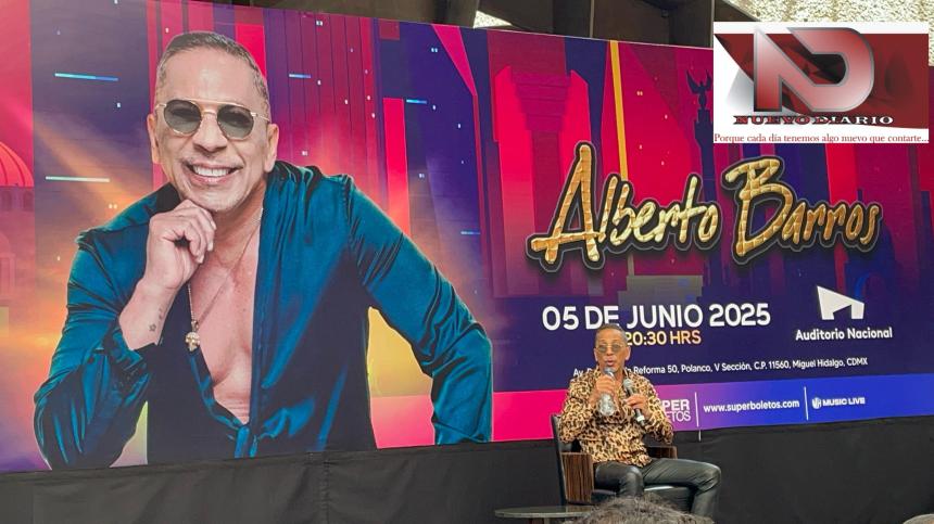 ALBERTO BARROS LISTO PARA SU SHOW EN EL AUDITORIO NACIONAL EL PRÓXIMO 5 DE&nbsp;JUNIO