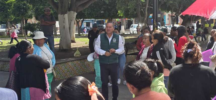Jornada de afiliación masiva a IMSS bienestar en el municipio de AMOZOC DE MOTA