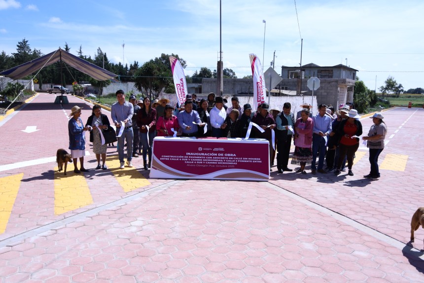 Tepeaca Sigue Avanzando: Tres Nuevas Obras en Beneficio de la&nbsp;Comunidad