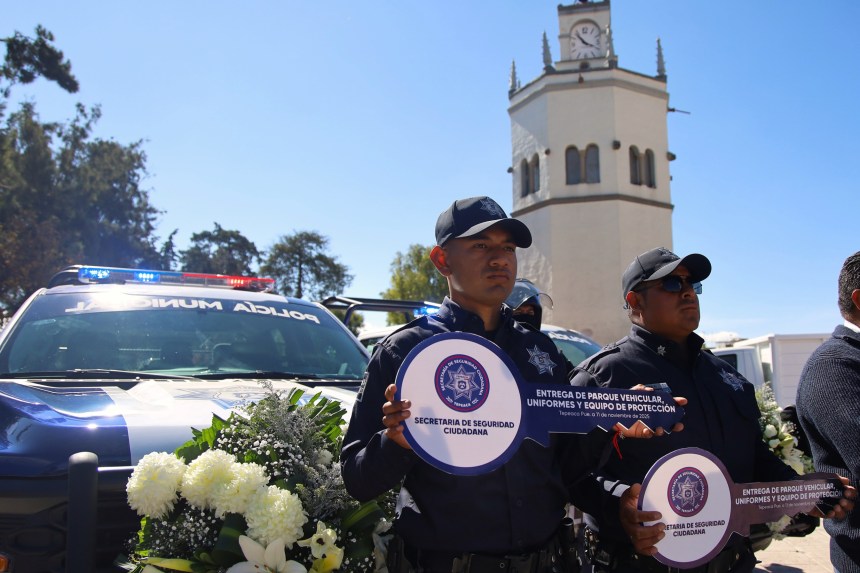 Entrega del Parque Vehicular para la Seguridad de&nbsp;Tepeaca